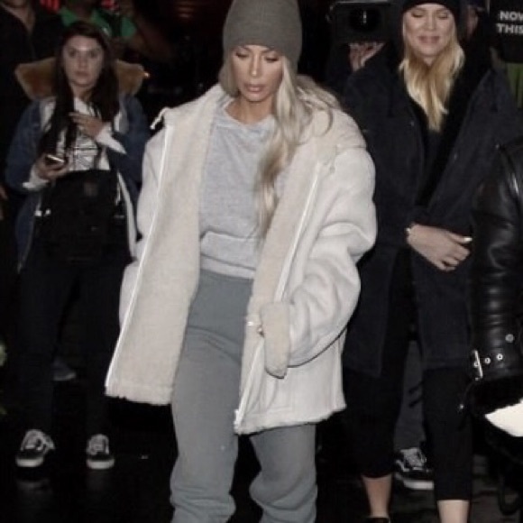 St. John's Bay Jackets & Blazers - Hooded Suede Shearling Jacket / Coat